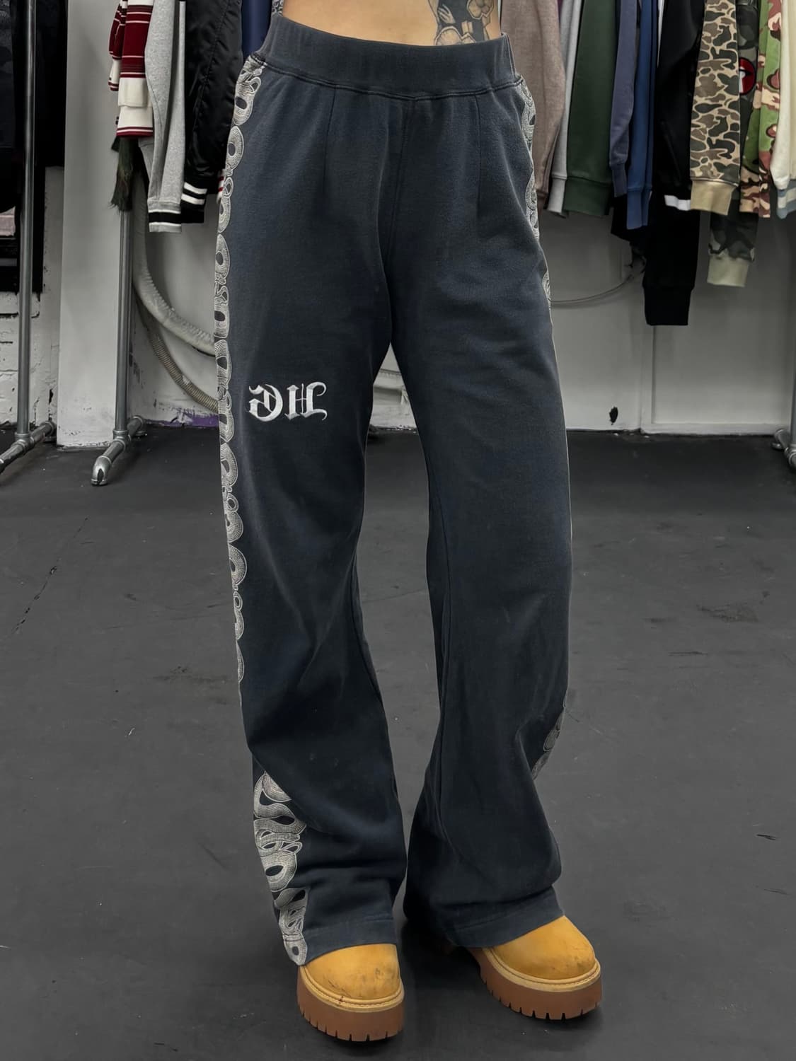 히스테릭 글래머 사이드 스네이크 스웻팬츠 상품이미지4