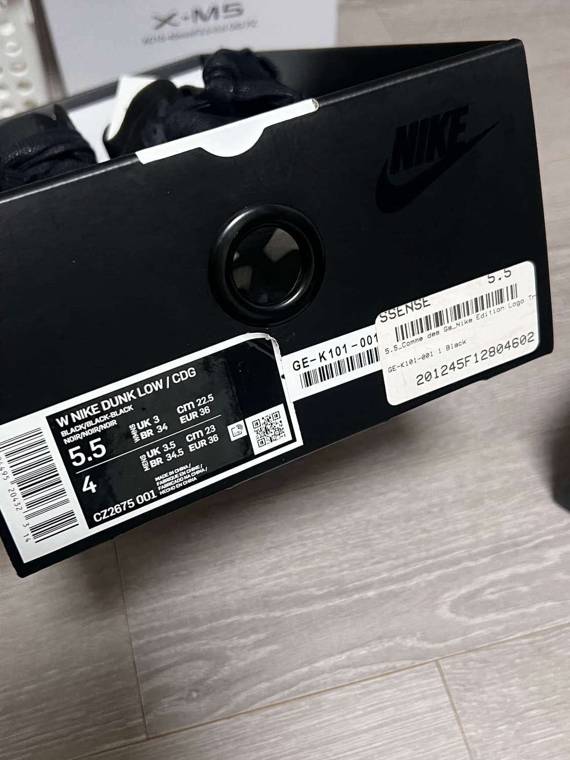 (W) 나이키 x 꼼데가르송 덩크 로우 프린트 상품이미지2