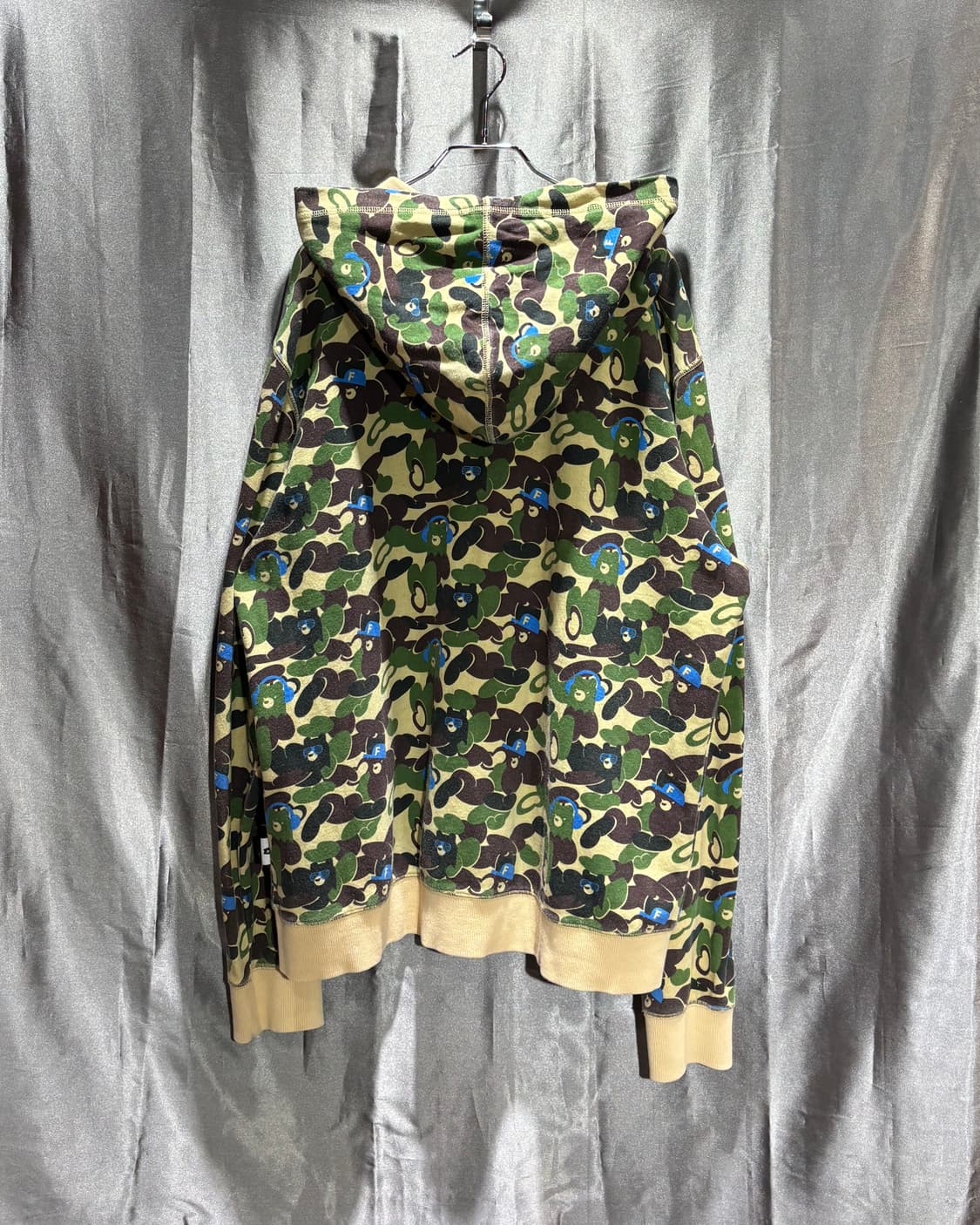 XXL 푸부 BAPE 오마주 카모 빅로고 후드집업  상품이미지3