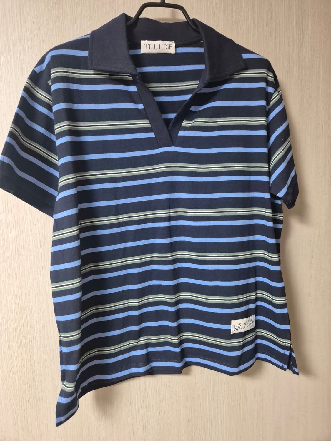 틸아이다이 브이넥 카라반팔 티셔츠 스프라이트 상품이미지2