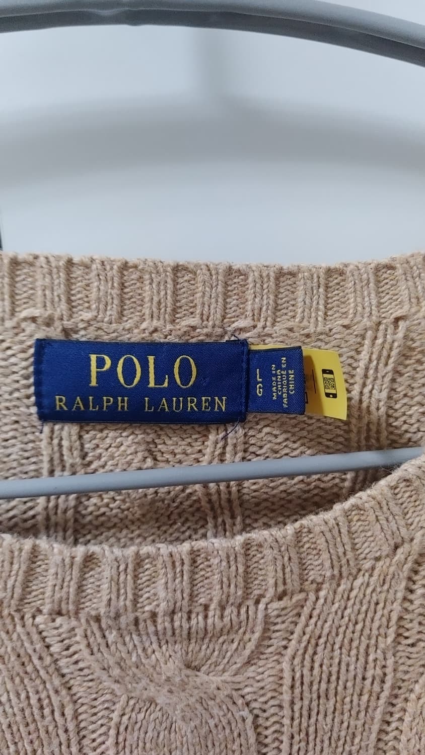 폴로 랄프로렌 꽈배기 니트 베이지 상품이미지4