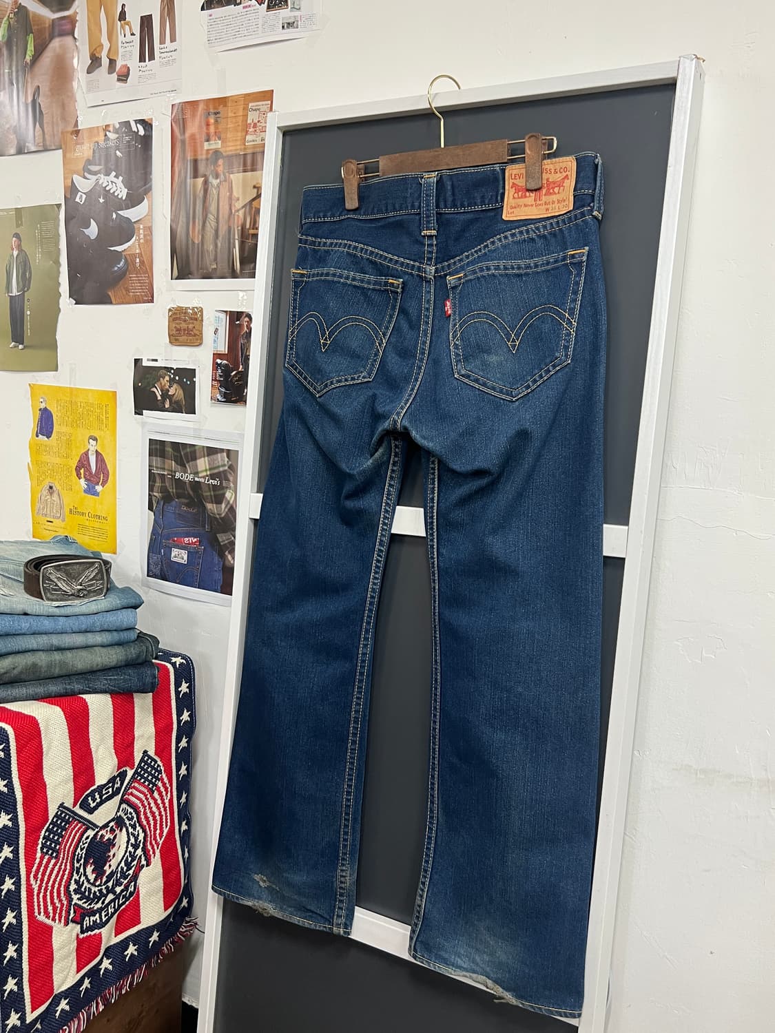 Levis 리바이스 아이코닉 스트레이트 데님 팬츠 상품이미지1