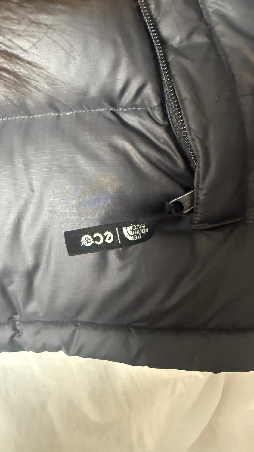 1996 노스페이스 눕시 에코 블랙 패딩 s/90 상품이미지2