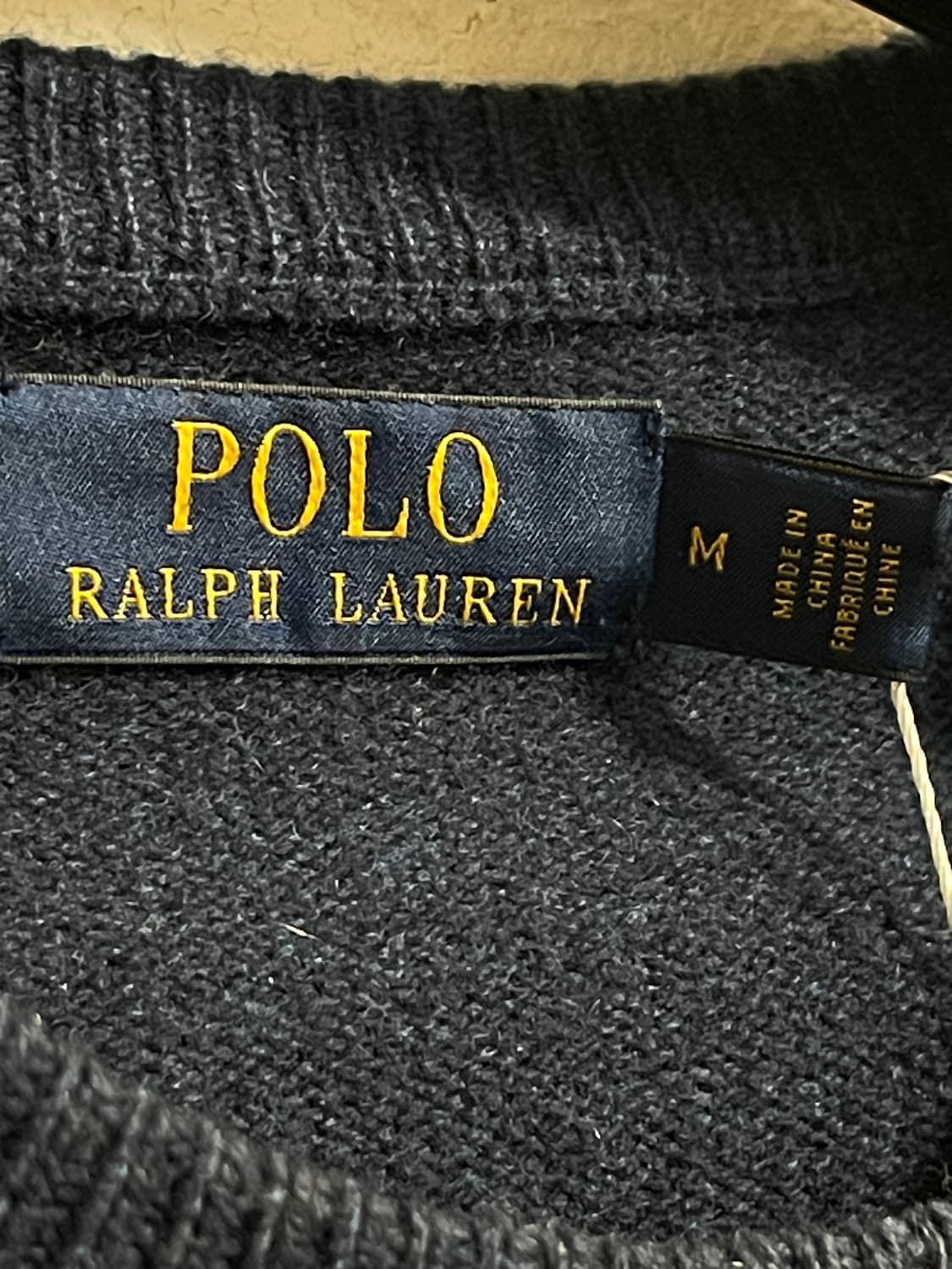 폴로 랄프로렌 네이비 울 니트 스웨터 상품이미지3