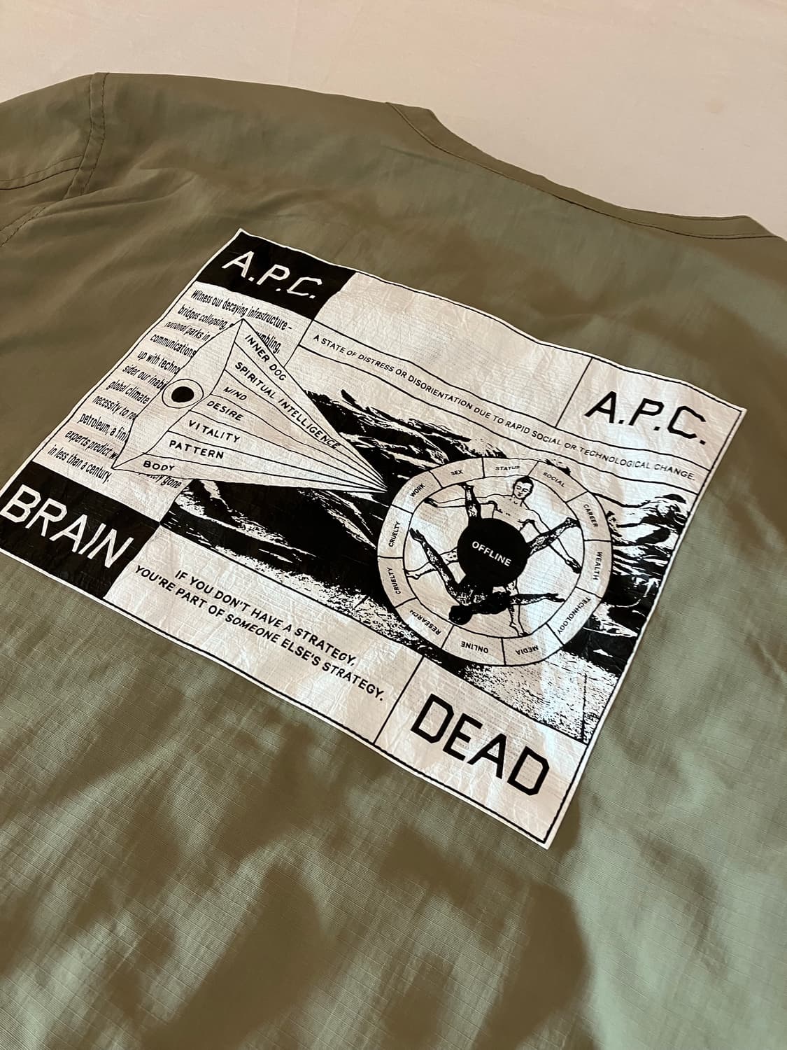 아페쎄 X 브레인데드 퀼팅 깔깔이 봄버 경량패딩 상품이미지2