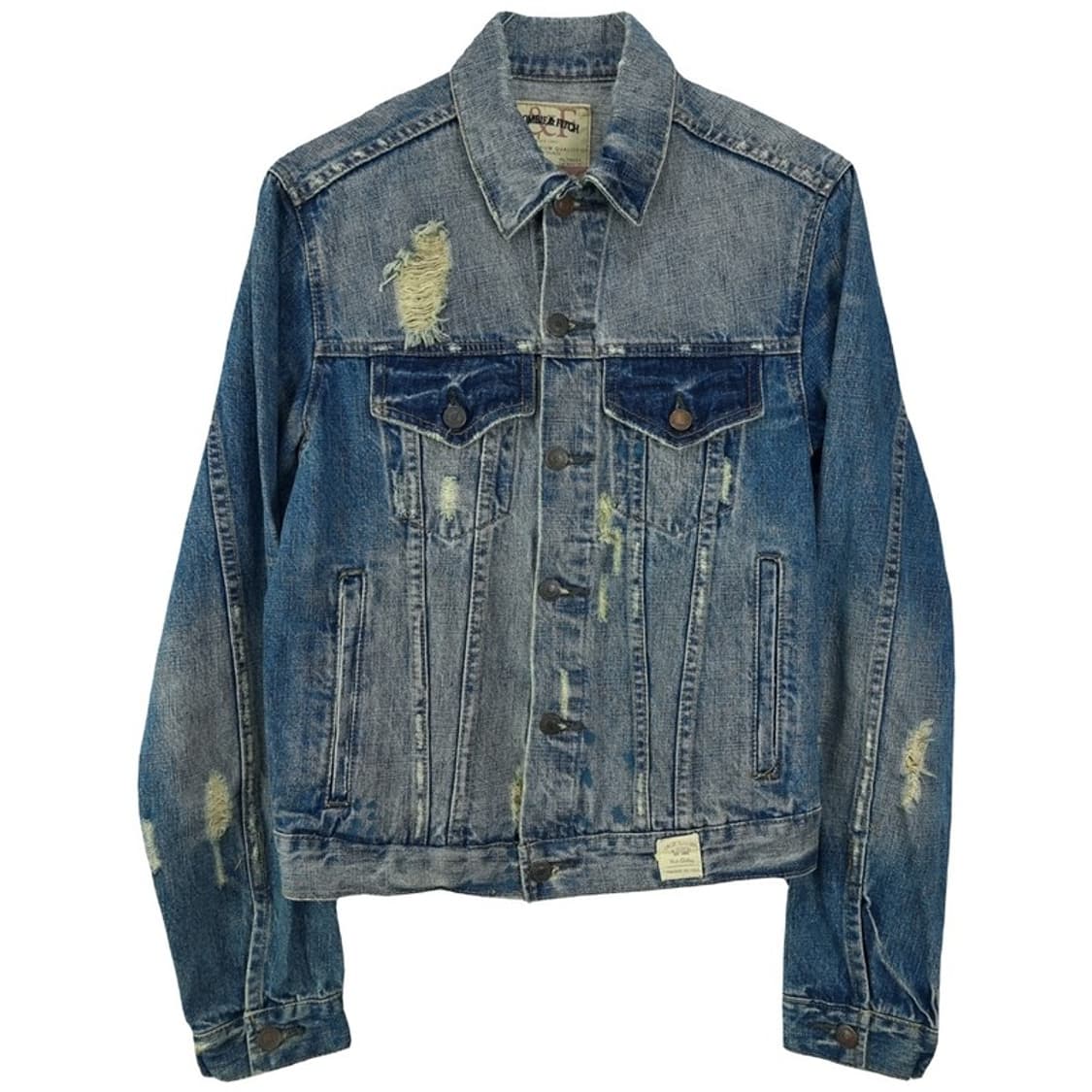 아베크롬비 빈티지 가공 데미지 슬림핏 데님 자켓 M18922 상품이미지2