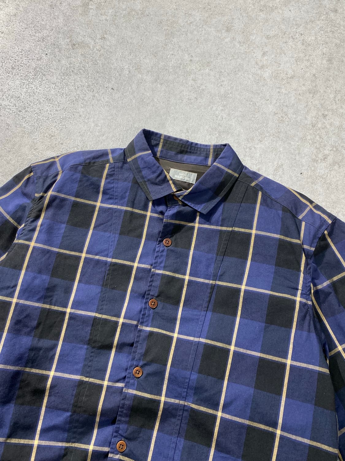 [2] Kolor Beacon 컬러 비콘 나일론 레이어드 셔츠 상품이미지2