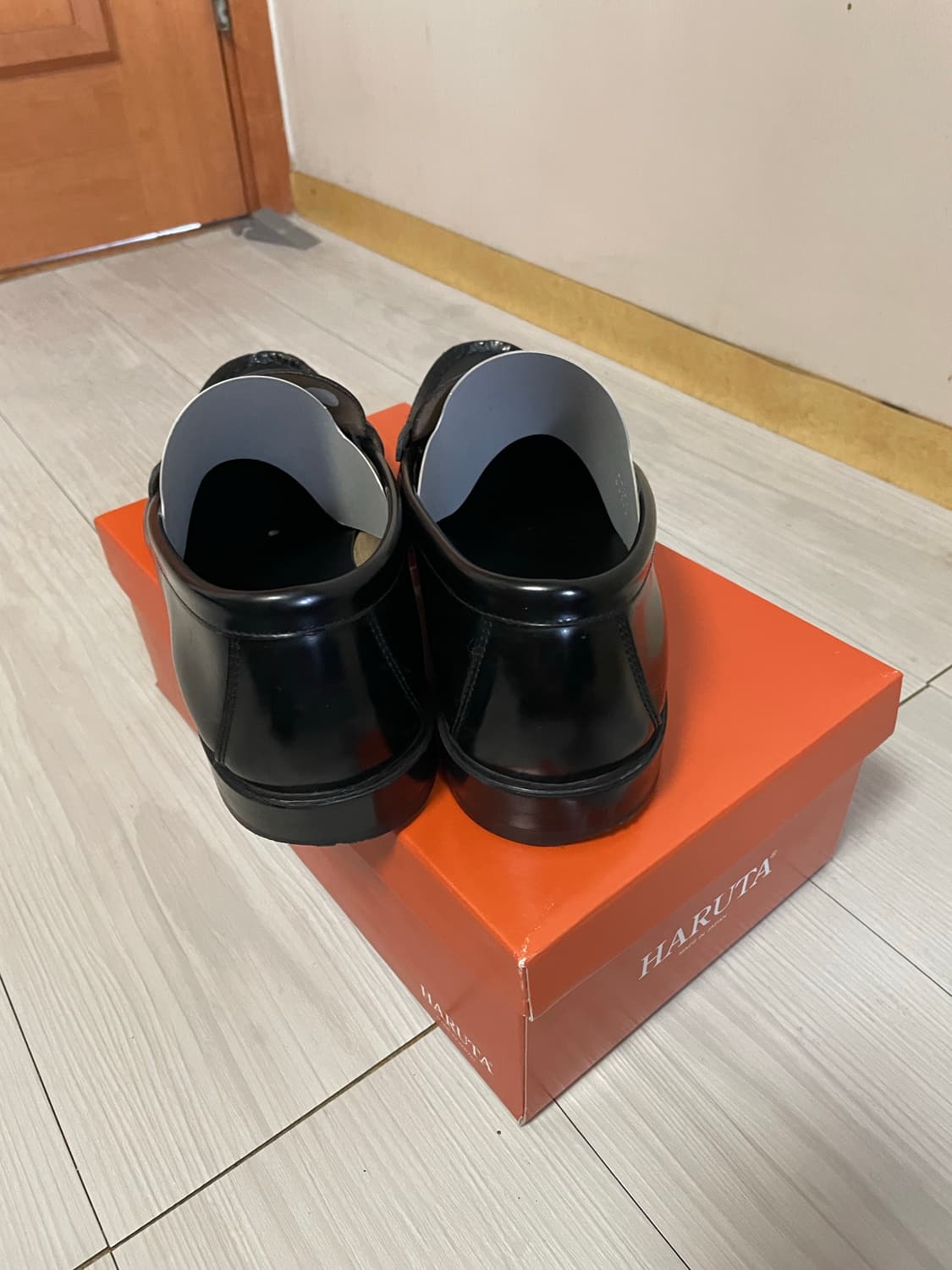 하루타 소가죽 페니로퍼 HS-906 BLACK 270 상품이미지5