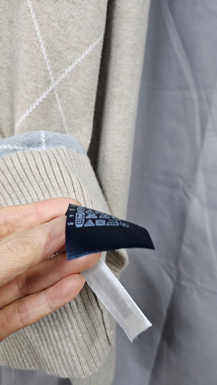 타미힐피거 면 니트 반집업 상품이미지6