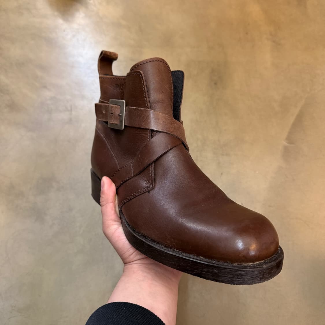 CIAK 피스톤 이탈리아 생산 앵클 벨트 부츠 43 상품이미지1