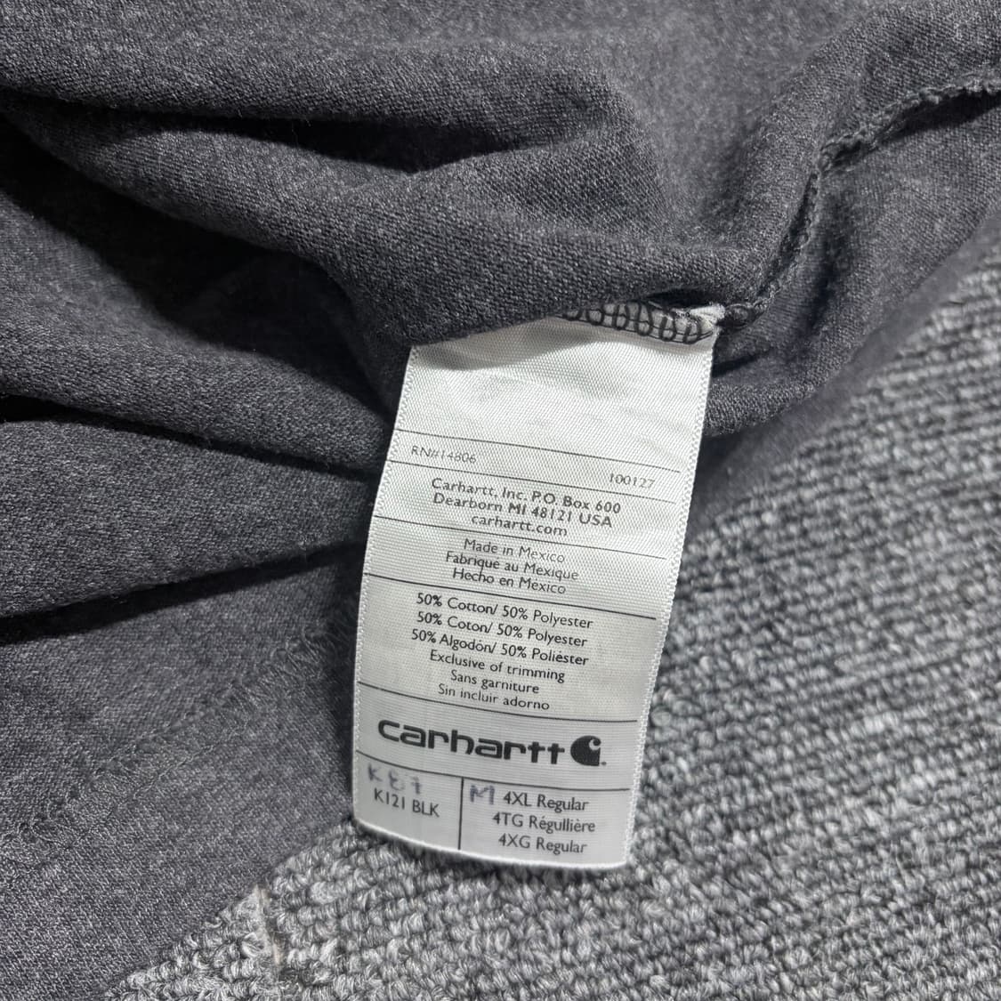 칼하트 오리지널핏 반팔티 상품이미지4