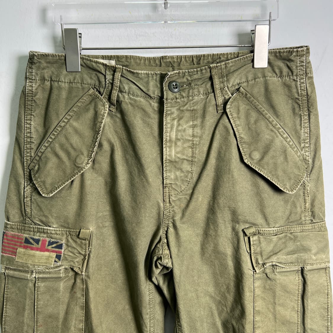 데님 앤 서플라이 랄프로렌 카키 밀리터리 카고 팬츠 32 상품이미지4