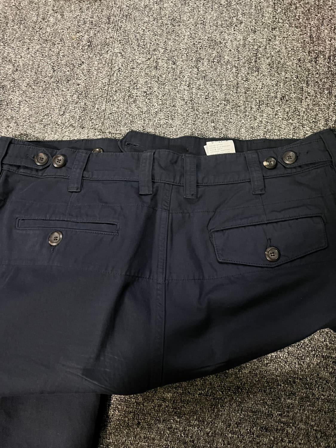 Drake’s 베이직 치노 플랫 프론츠 팬츠 네이비 상품이미지3