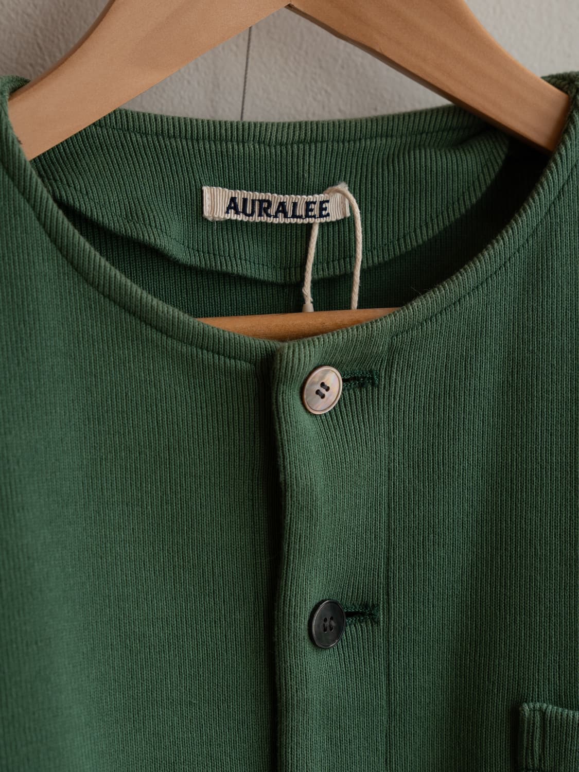 오라리 슈퍼 헤비 코튼 립 가디건 상품이미지2