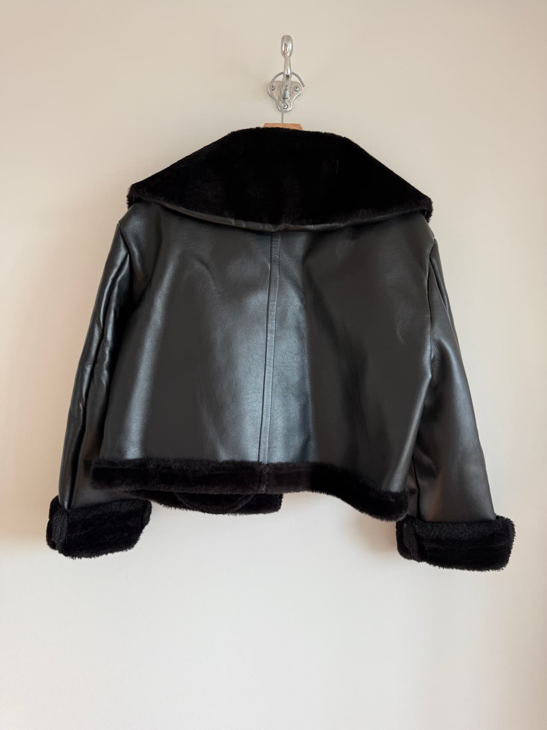 Pre owned 비건레더 무스탕 자켓 상품이미지5