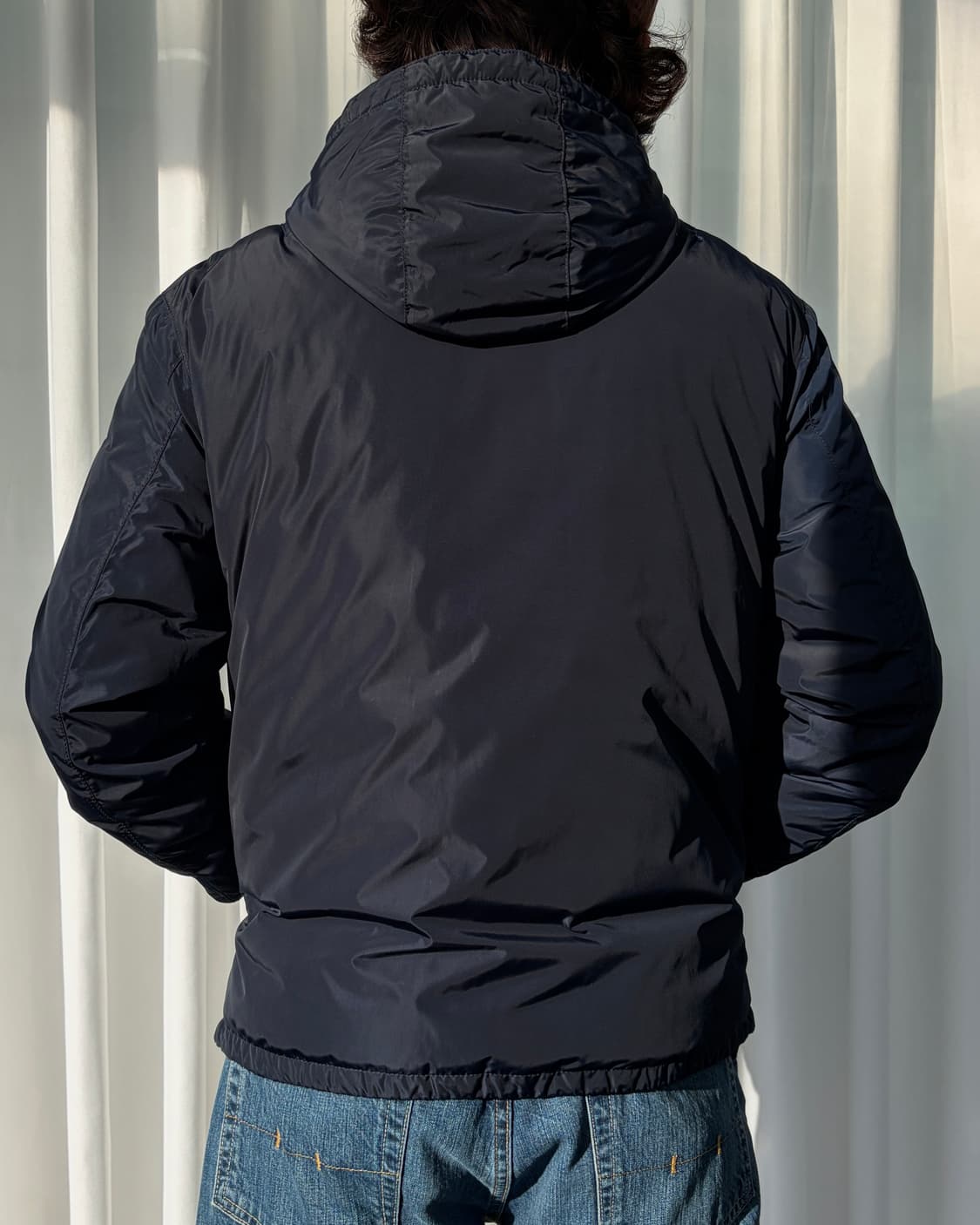 [M-L]폴로 랄프로렌 덕다운 패딩 후드 자켓 navy 상품이미지3