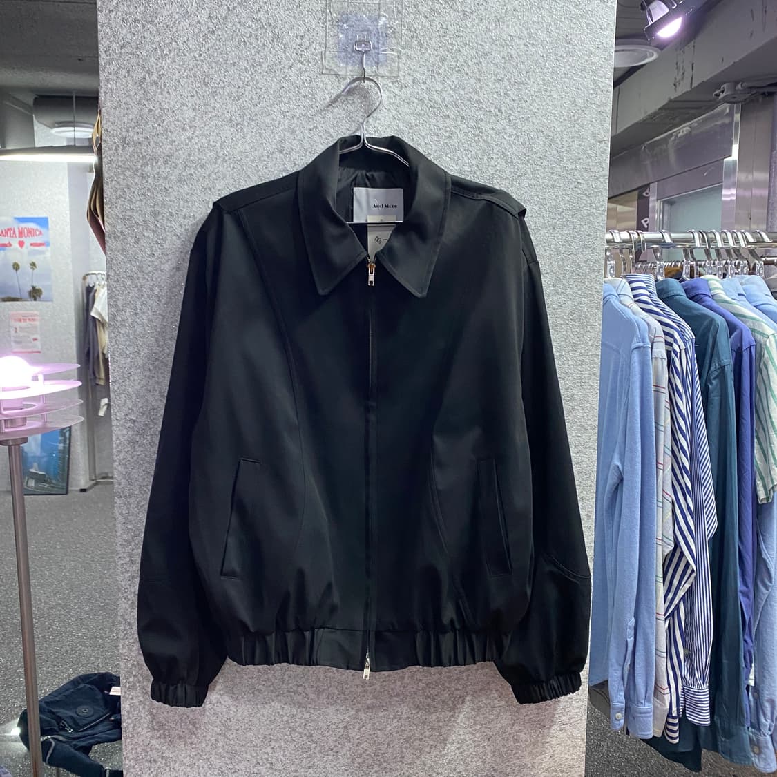 앤드모어 블랙 투웨이 블루종 자켓 B4517 상품이미지2