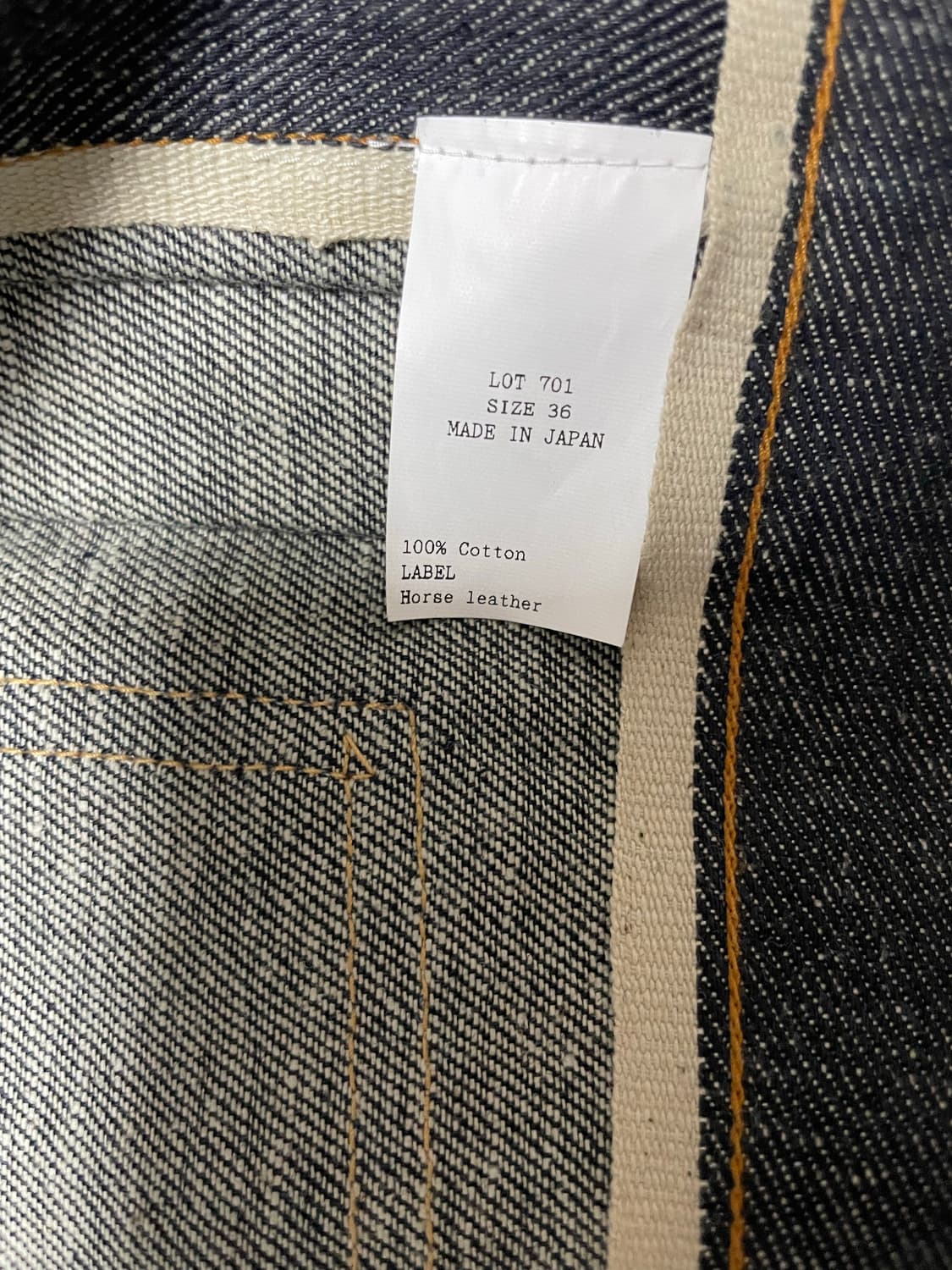 타이가타카하시 LOT701 size36 판매 상품이미지3