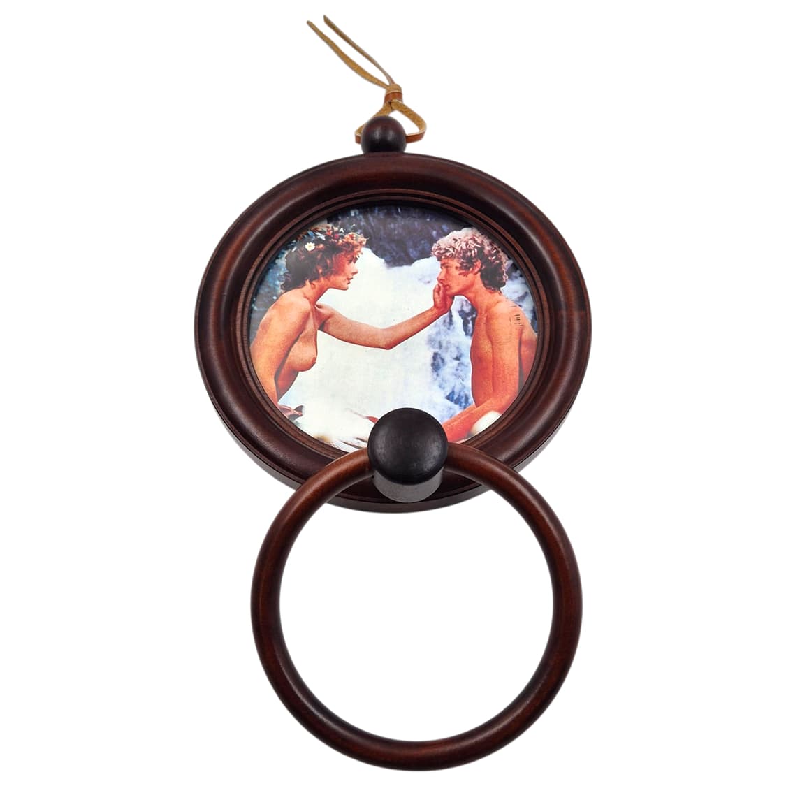 90s 핸드메이드 우드 행잉 액자 링 홀더 상품이미지2