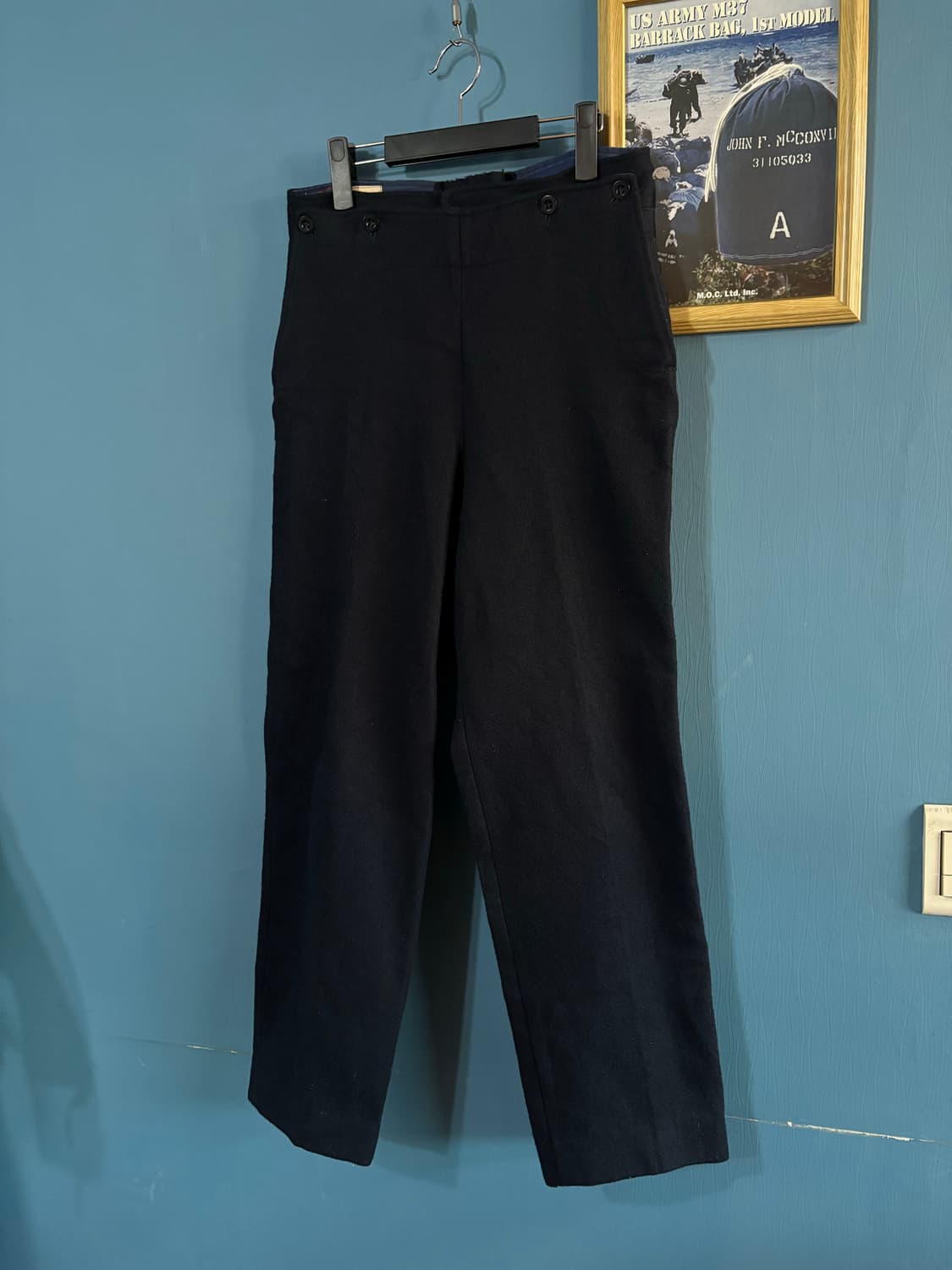 Rare!!! 50‘s French Navy Wool Sailor Pan 상품이미지1