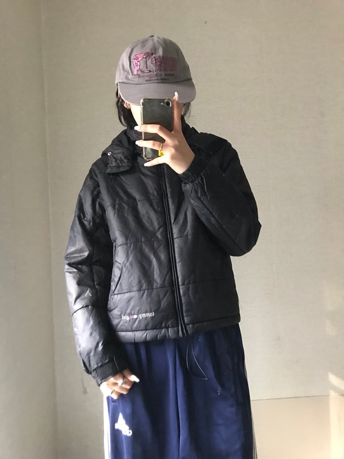 타미힐피거 블랙 패딩 상품이미지2