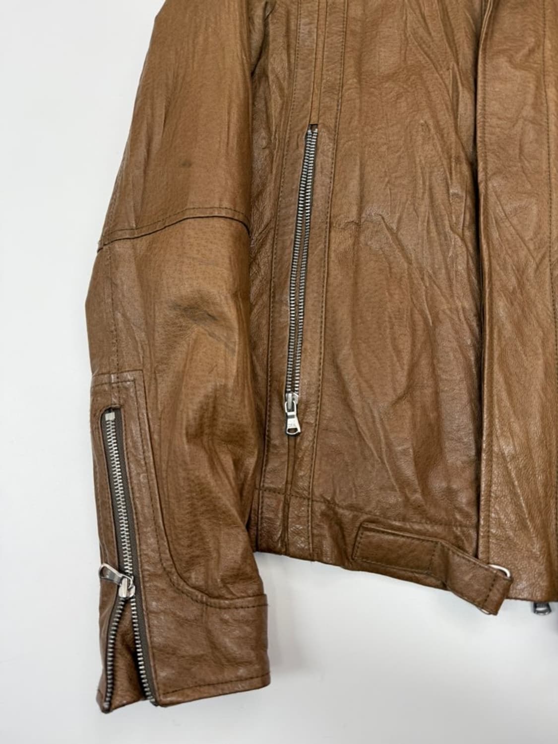 VTG PIG SKIN LEATHER JACKET 상품이미지3