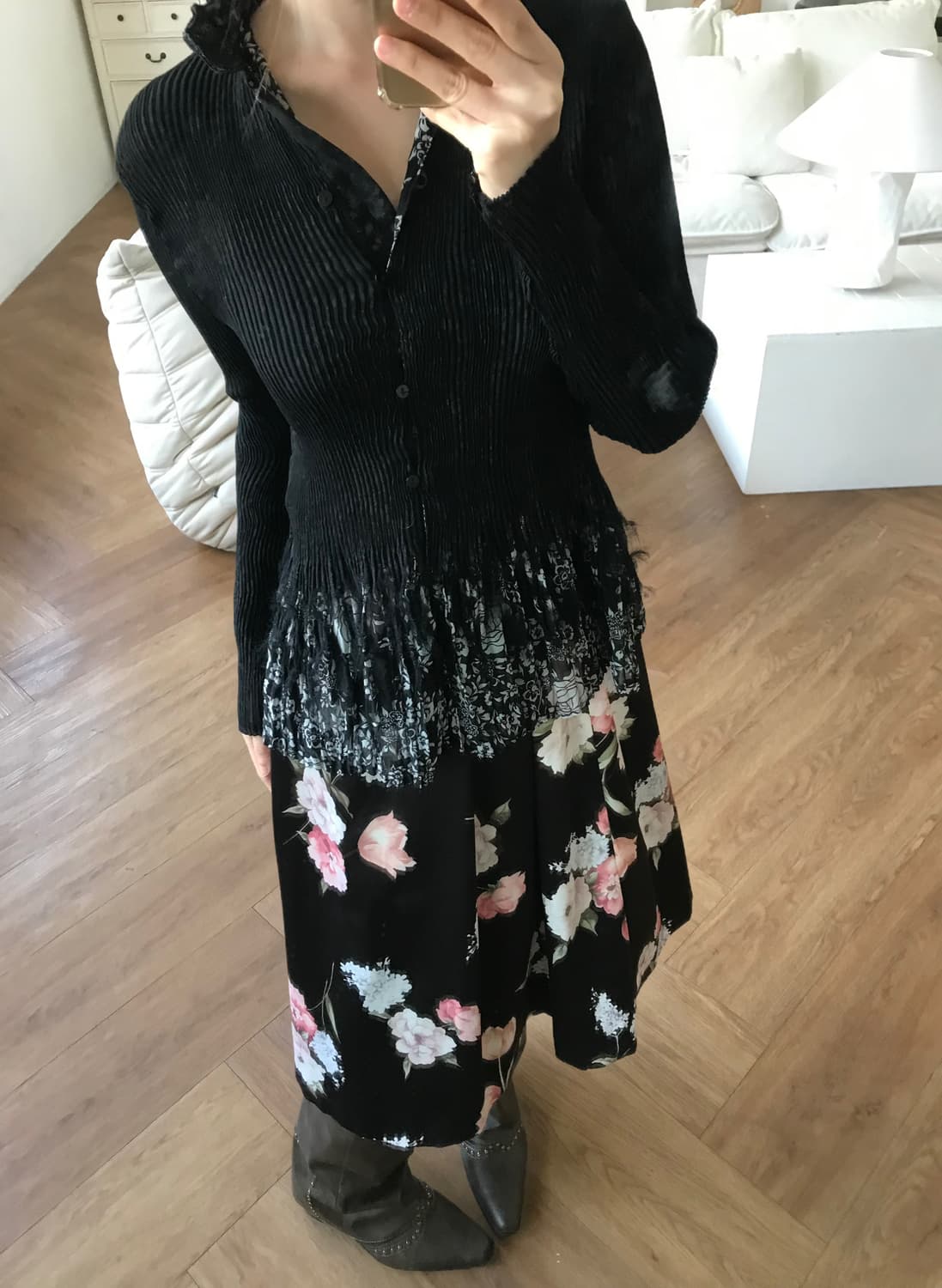 vintage pleats blouse 상품이미지7