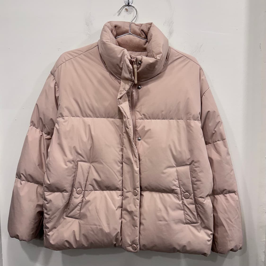 알레스카 덕다운 무지 숏푸퍼 패딩 상품이미지2