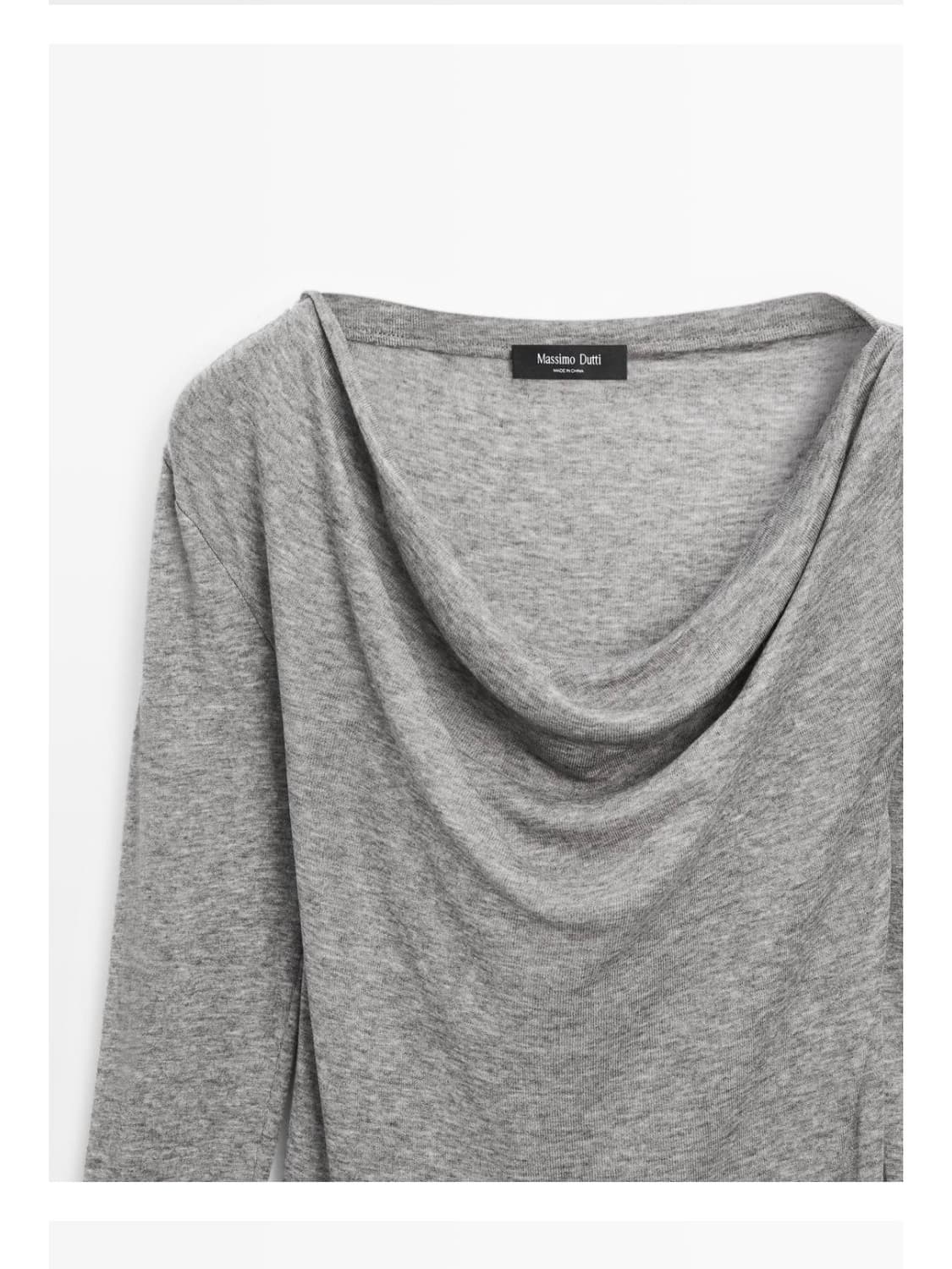 마시모두띠 드레이프 티셔츠 s 상품이미지3