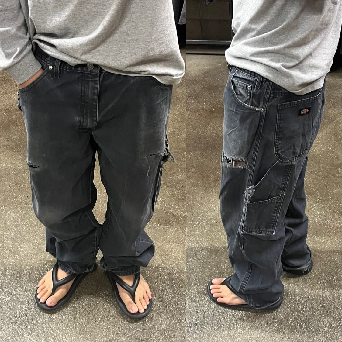 디키즈 데미지 카펜터 팬츠 (35“) 상품이미지6