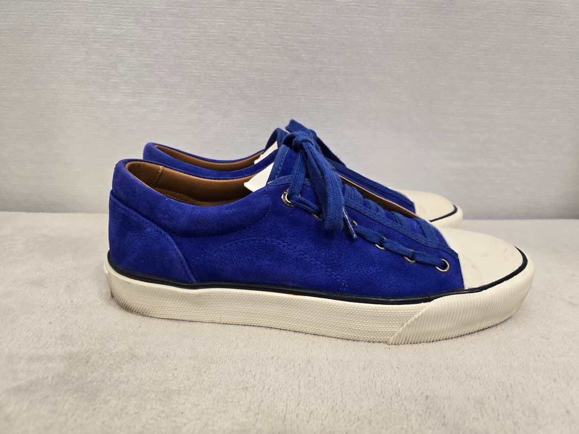 랑방 LANVIN 스웨이드 블루 스니커즈 255~260 상품이미지3