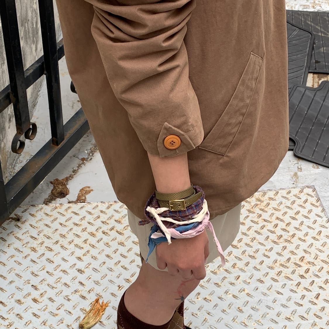 00's A.P.C 아페쎄 밀리터리 퍼 빅 후드 풀오버 자켓 상품이미지9