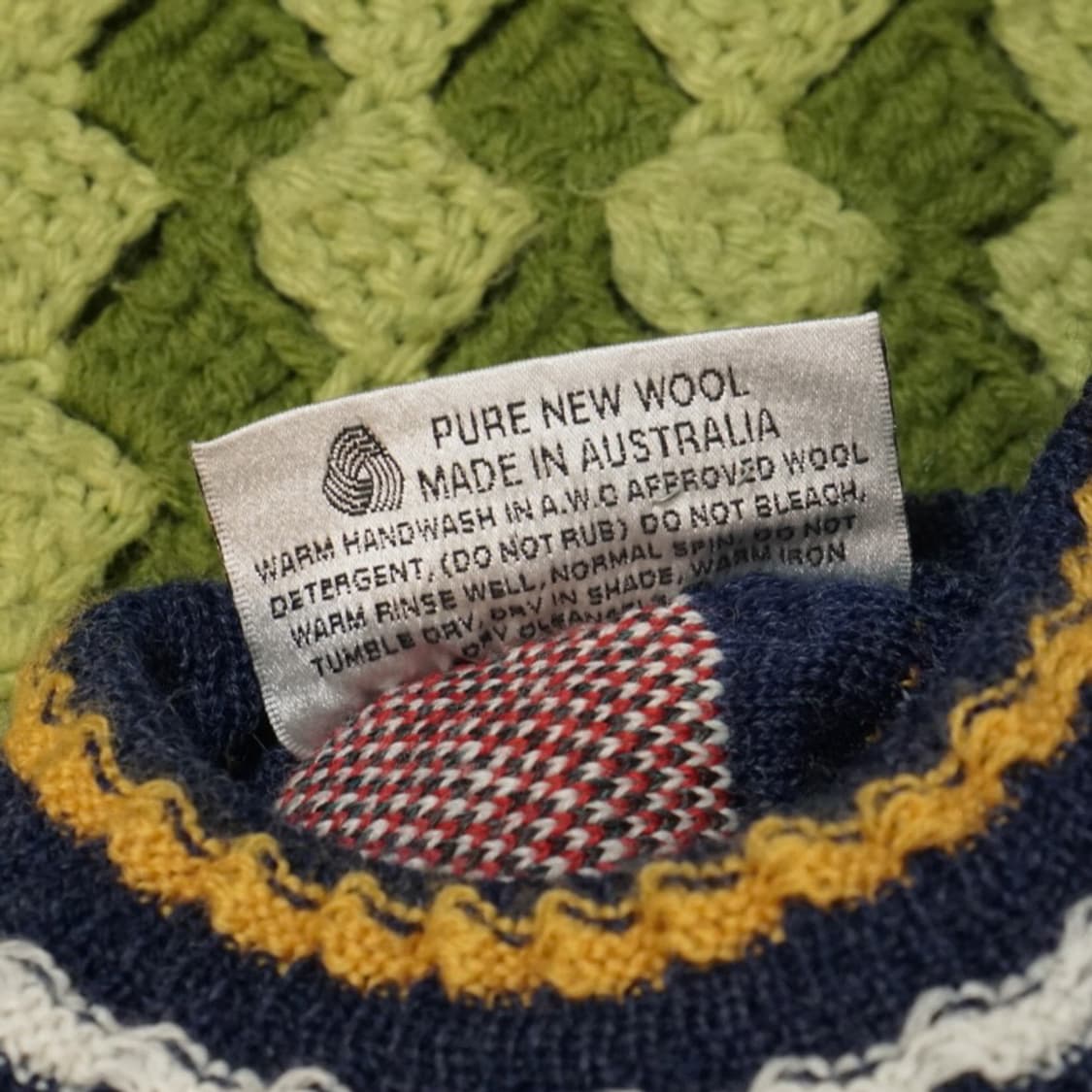 90s 오스트레일리아 Carlo 케이블 니트 상품이미지8