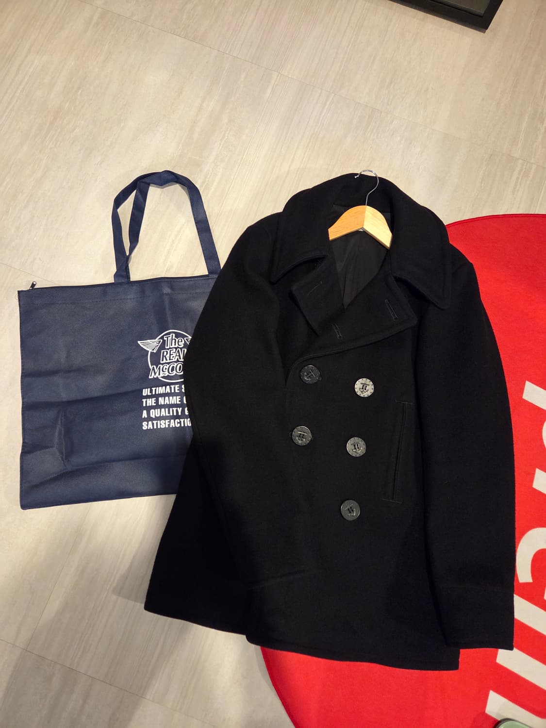 리얼맥코이 u.s 네이비 피코트 새상품급 판매합니다 상품이미지1