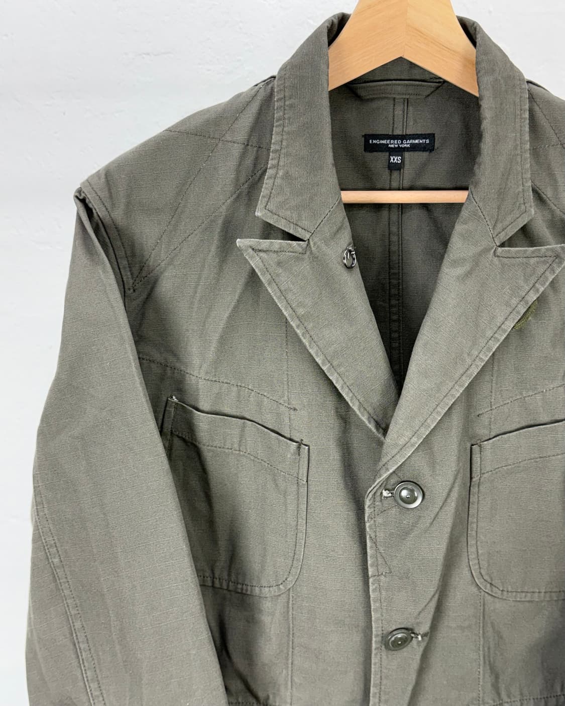 엔지니어드 가먼츠 카키 코튼 립스탑 베드포드 NB 자켓 상품이미지2