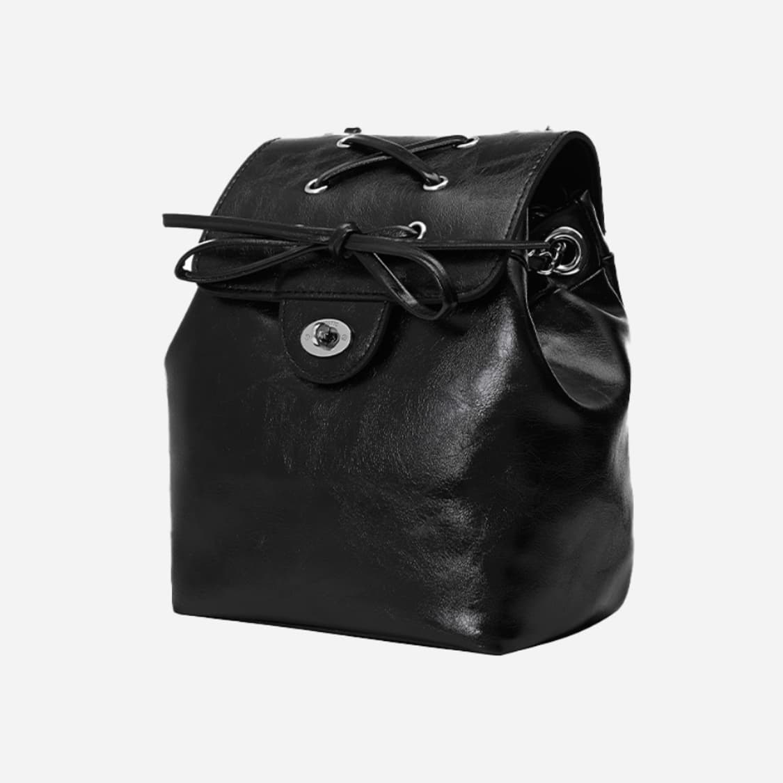 아노에틱 리본 클래식 백팩 블랙 상품이미지1