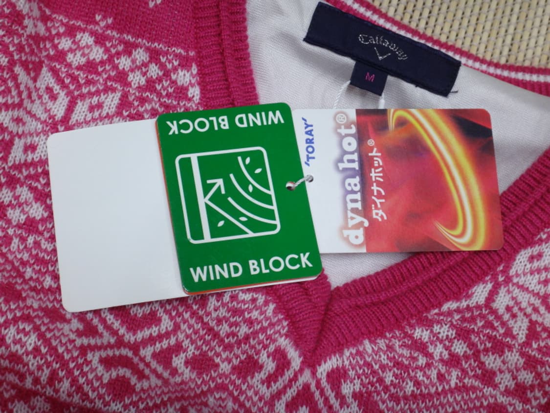 (M) 캘러웨이 골프 여성 브이넥 방풍 니트 상품이미지6