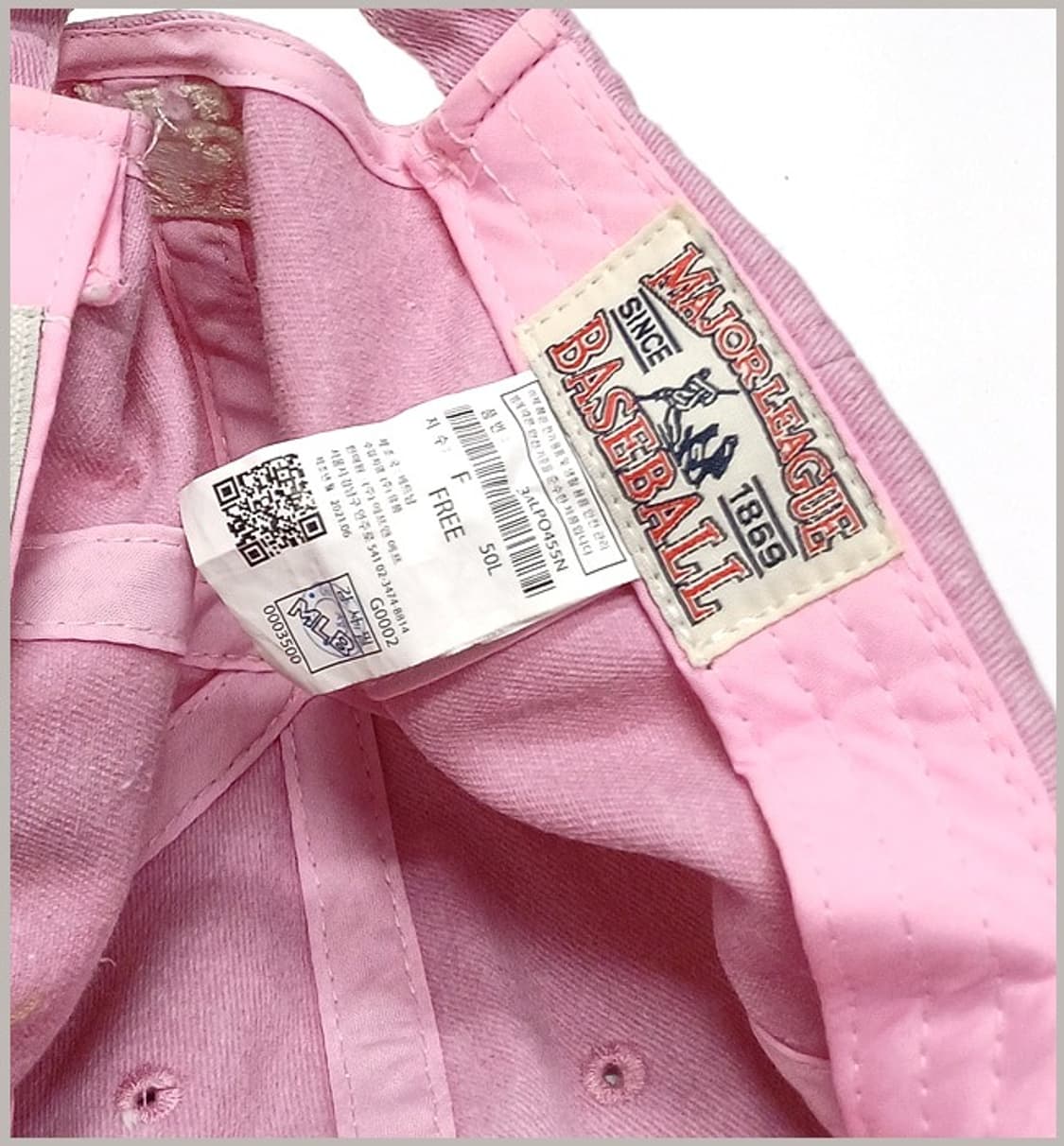 판매중 엠엘비 정품 뉴욕양키즈 여성 모자 K-25 상품이미지6