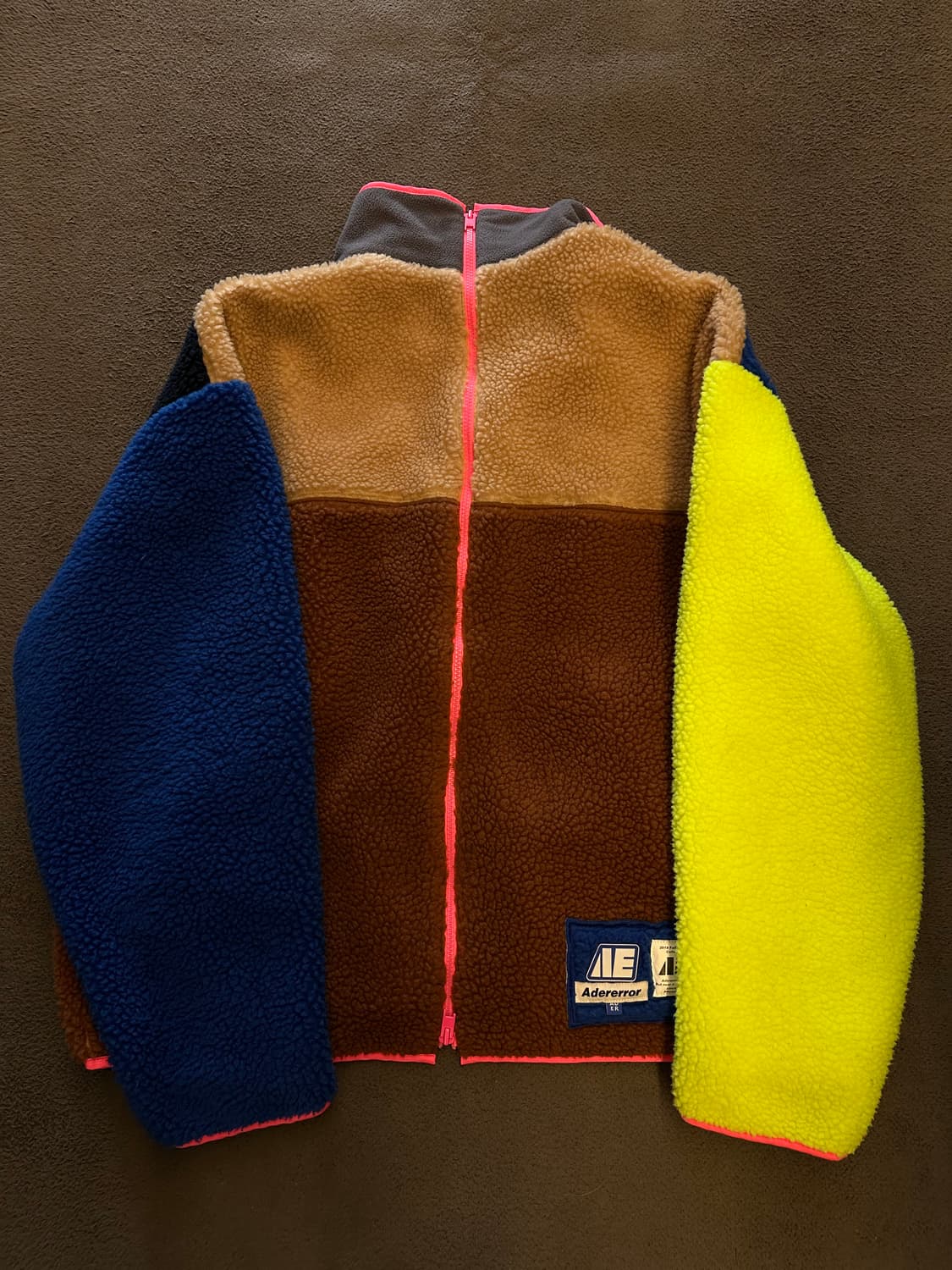 아더에러 컬러 블록 시어링 플리스 자켓 처분  상품이미지3