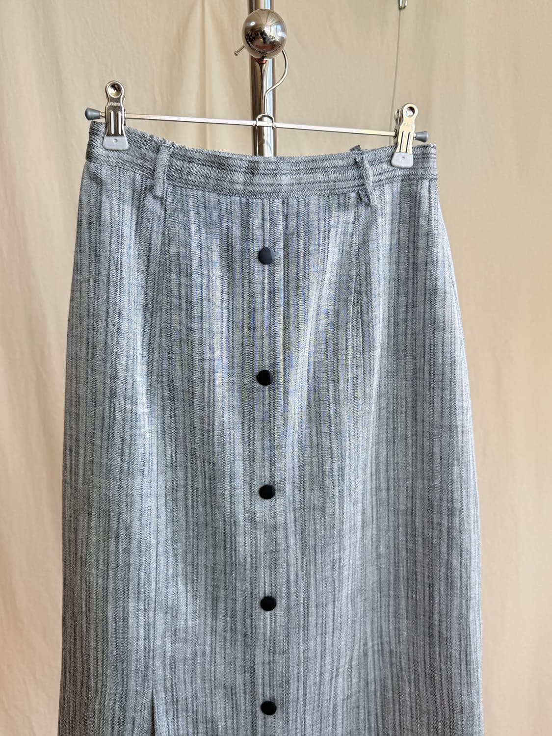 버튼 디테일 미디 스커트 (JPN) 상품이미지3