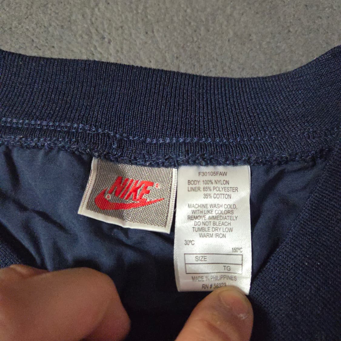90s 나이키 웜업 맨투맨 네이비 상품이미지6