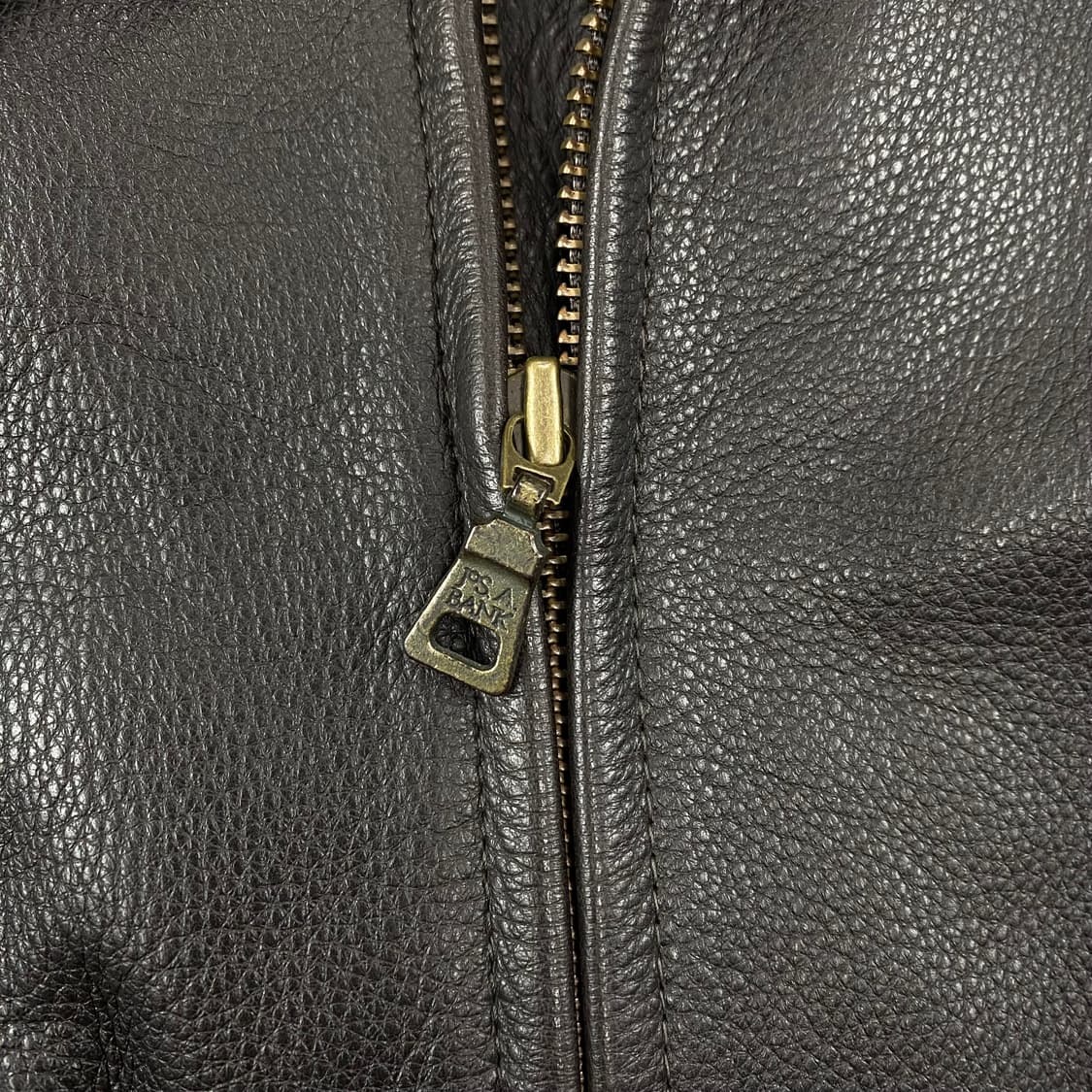 조스에이뱅크 소가죽 레더 자켓 (100) 상품이미지5