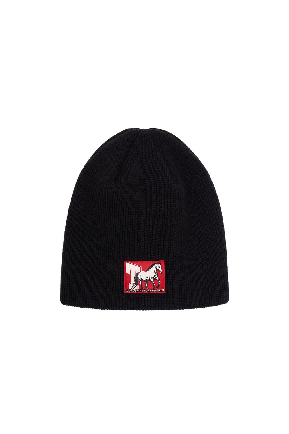toomuchtax cowgirl label beanie (black) 상품이미지3