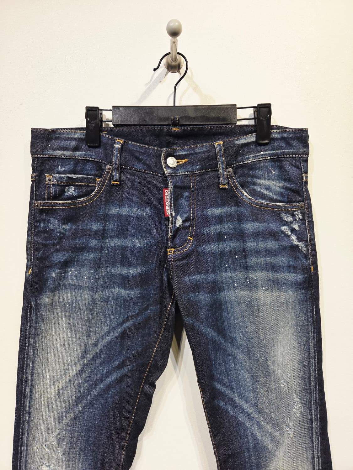 DSQUARED2 디스퀘어드2 페인트 워싱 슬림 진 상품이미지3