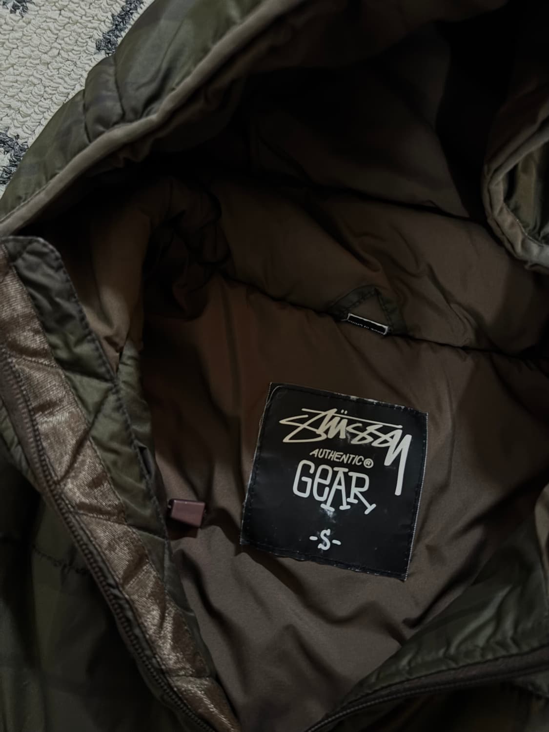 급처) 스투시 체크패턴 패딩 상품이미지3