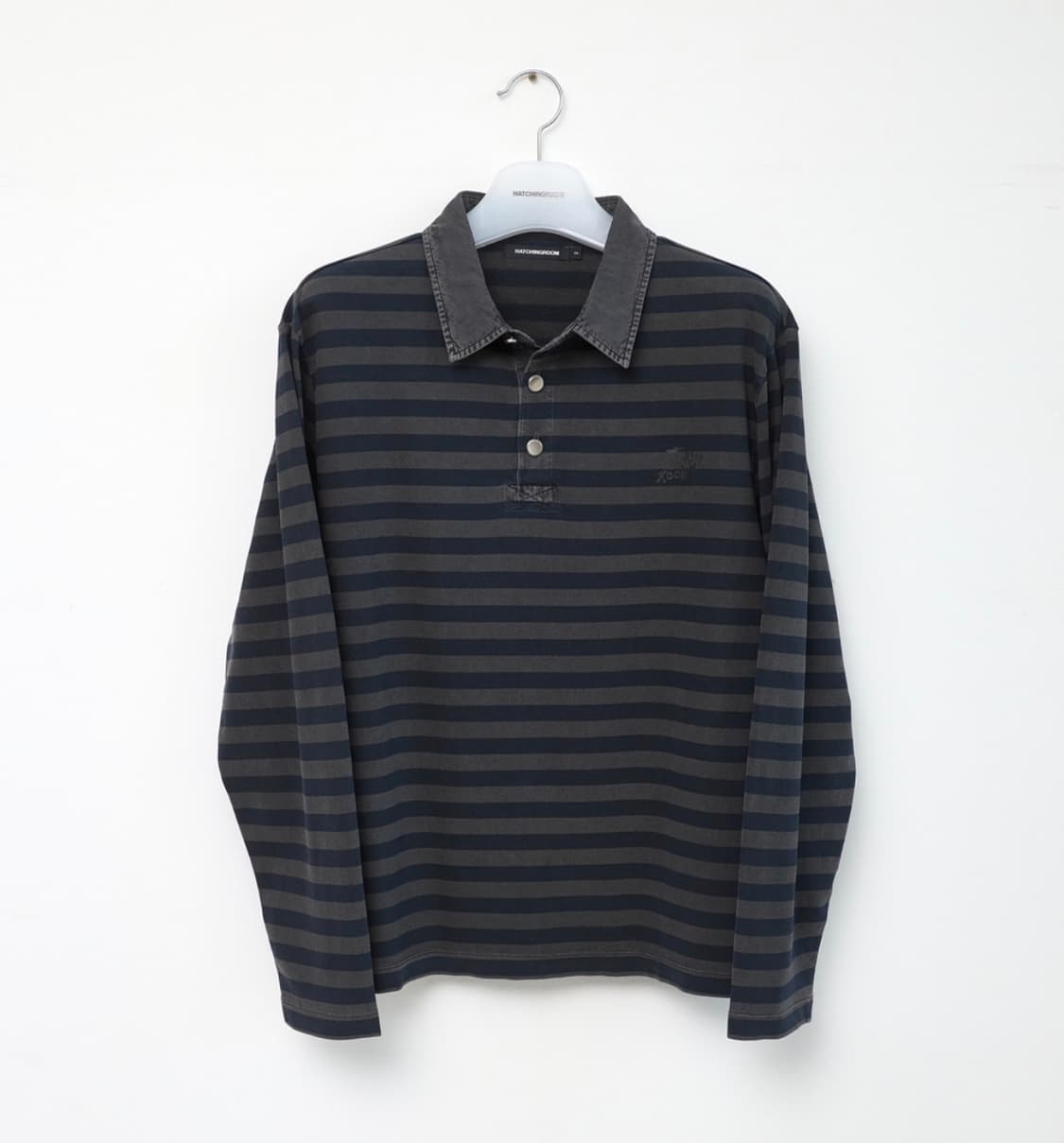 (네고가능)해칭룸 스트라이프 폴로 티 Stripe Polo Tee 상품이미지1