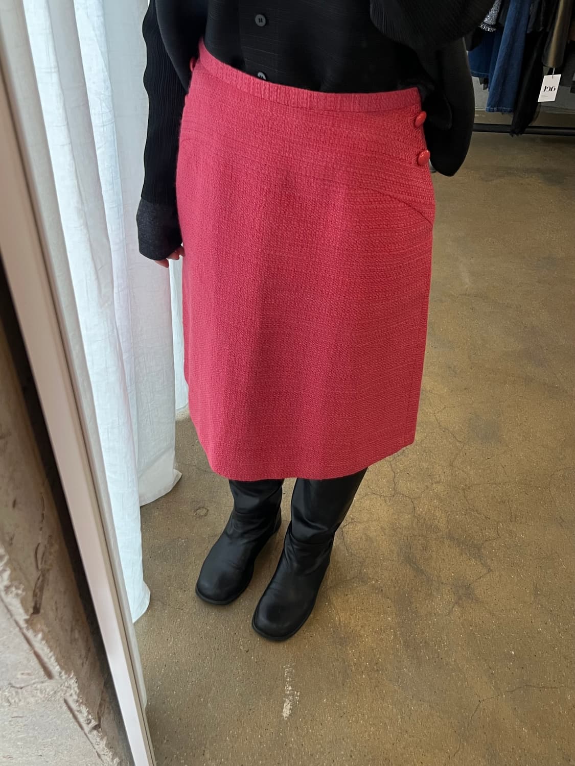 00s COURREGES 꾸레쥬 트위드스커트 상품이미지4