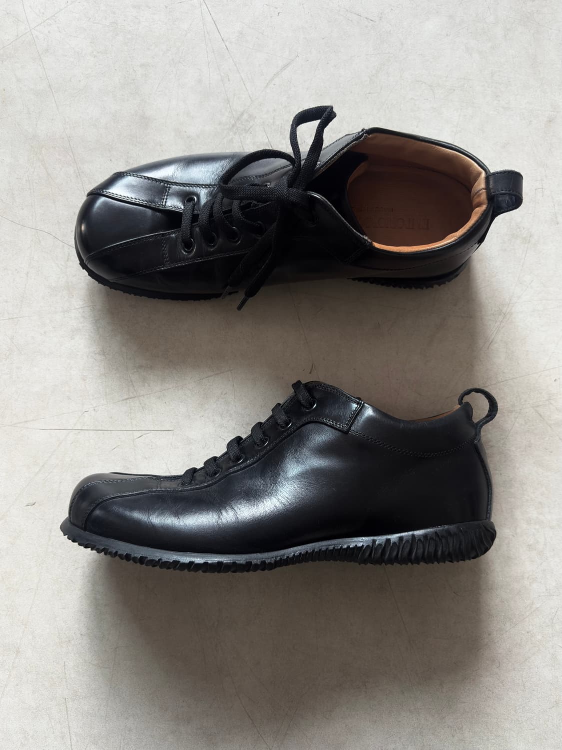 엠포리오 아르마니 레더 슬림 스니커즈 상품이미지2