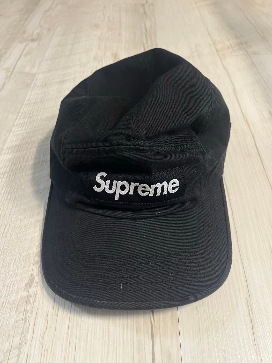 슈프림 캠프캡 블랙 상품이미지2