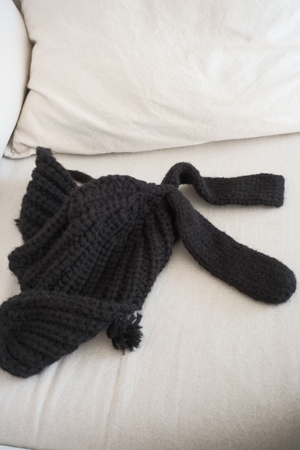 Rabbit ear flap beanie 상품이미지3